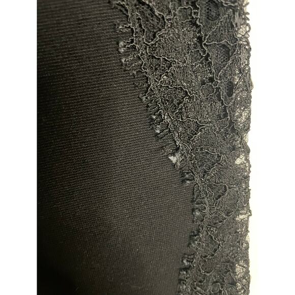 Emilio Pucci Black Cigarette Pants Side Lace Panel Detail SZ 8 - Picture 11 of 13